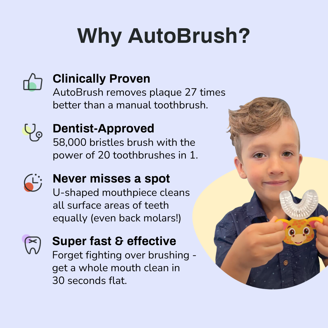 AutoBrush®: Manual Kids - 2 Pack