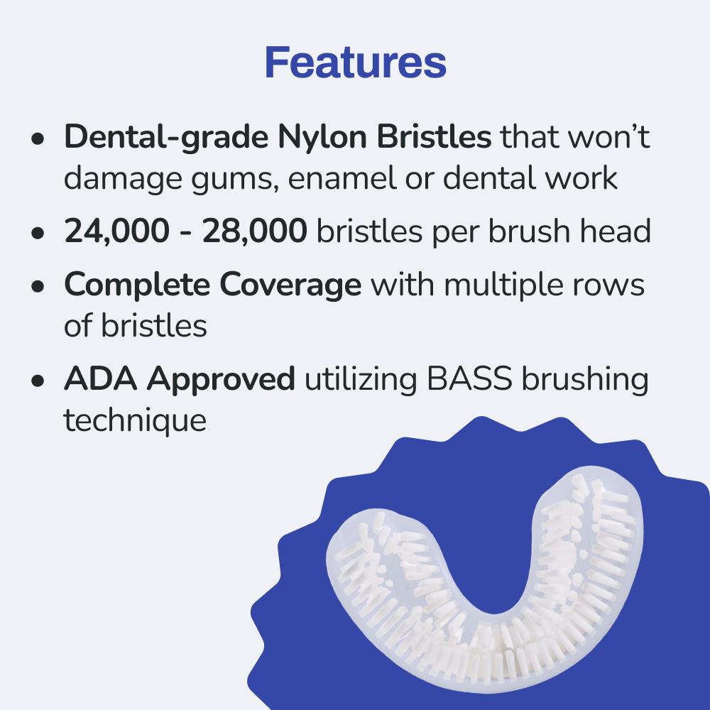 AutoBrush®: Double-Sided Nylon Brush Head