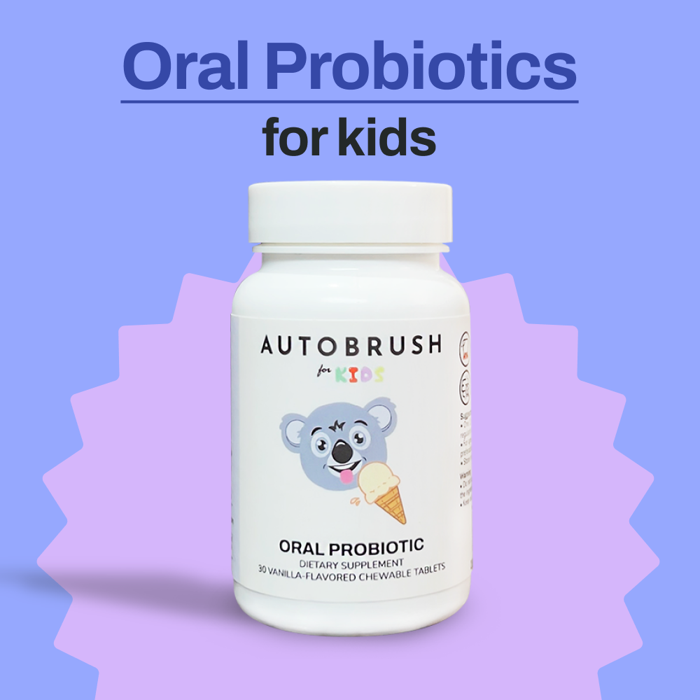 autobrush® Kids: Oral Probiotics 30 Tablets