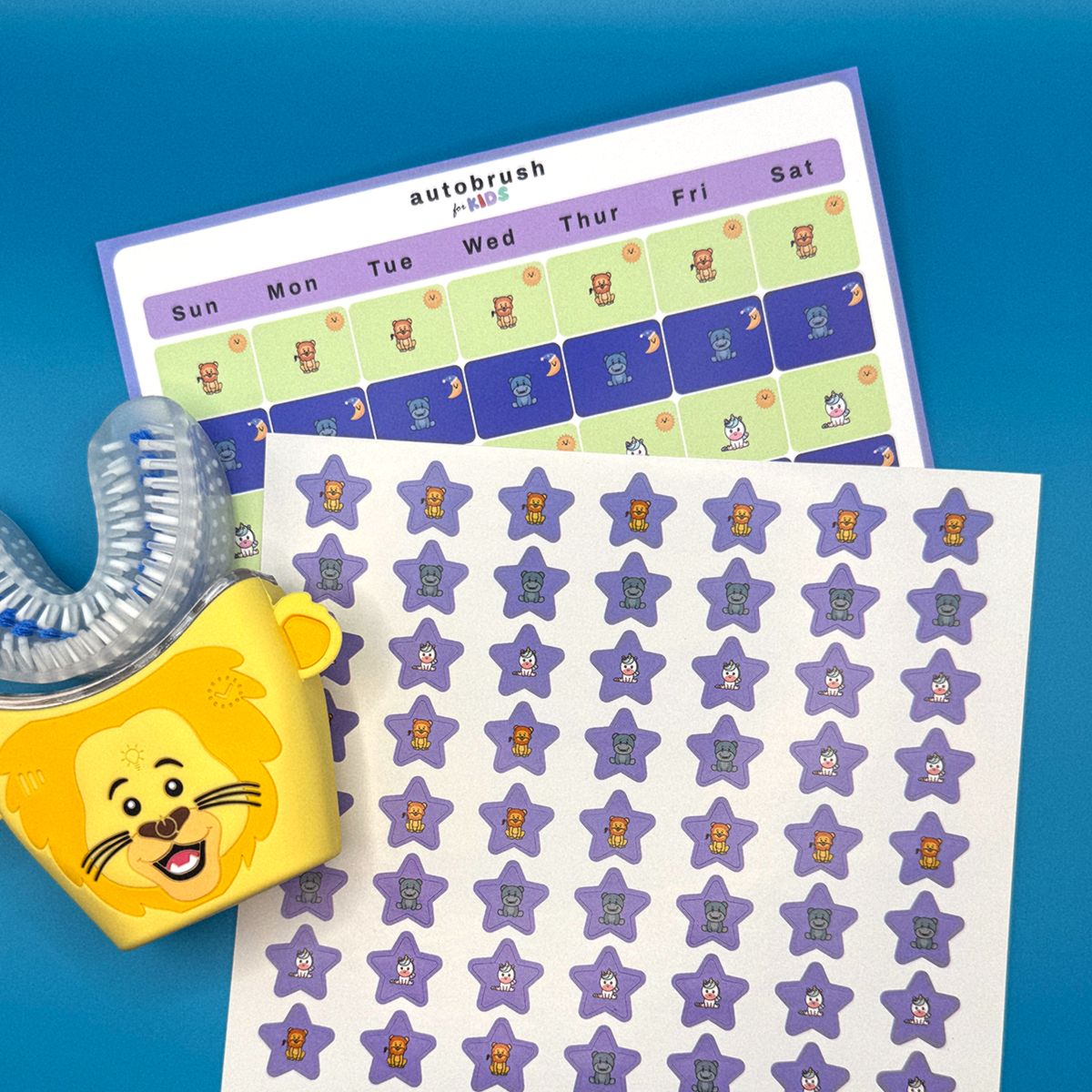 Autobrush Sticker Chart Refill