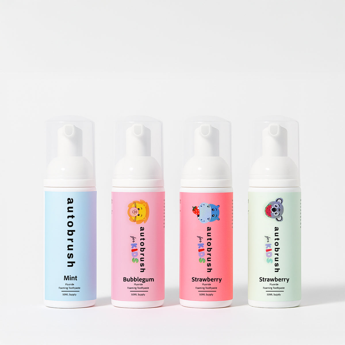 autobrush® Back to School Foam Toothpaste Sampler