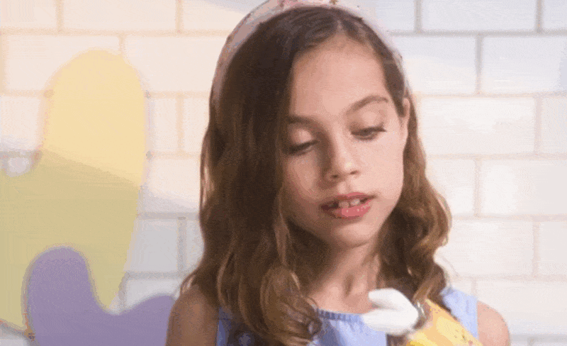 Kid using autobrush.