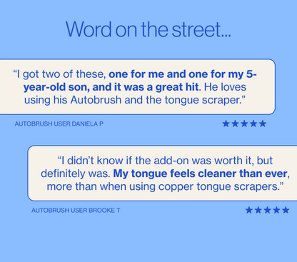 autobrush® Automatic Tongue Scraper