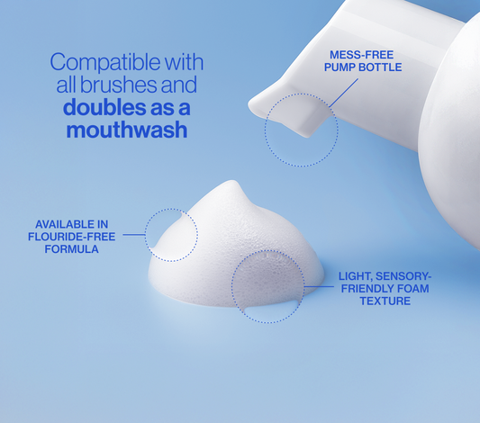 Foam toothpaste highlights. #foamtoothpaste #replenishpack