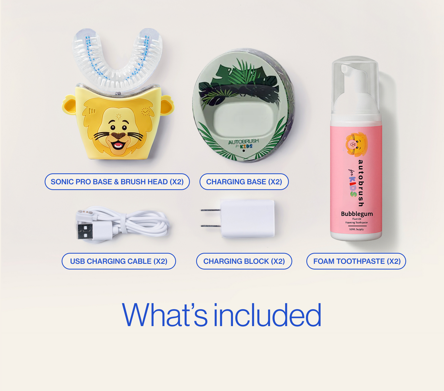 autobrush®: Sonic Pro Kids Sibling Pack Bundle