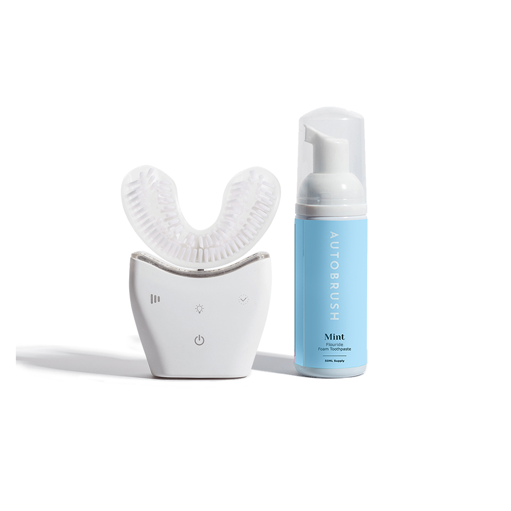 Autobrush Buttons AutoBrush® Best Electric Toothbrush - 30 Seconds For A Full Cleaning